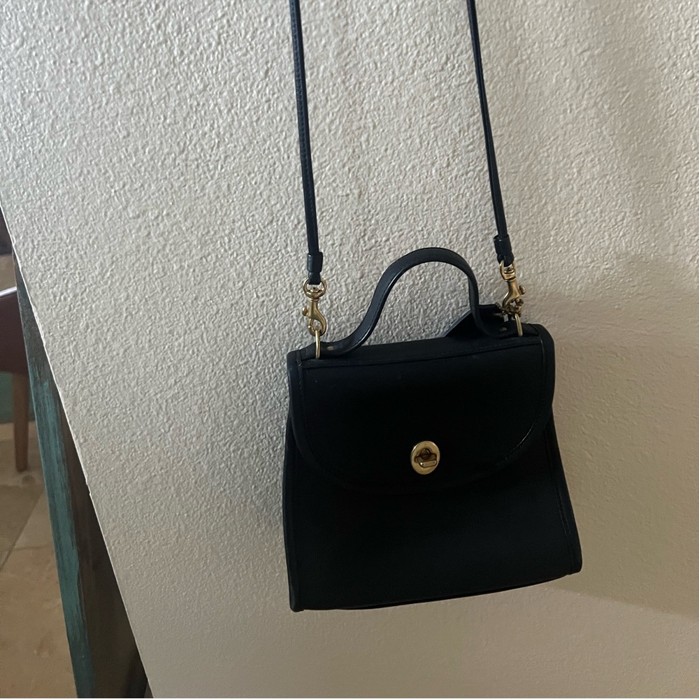 Black coach purse